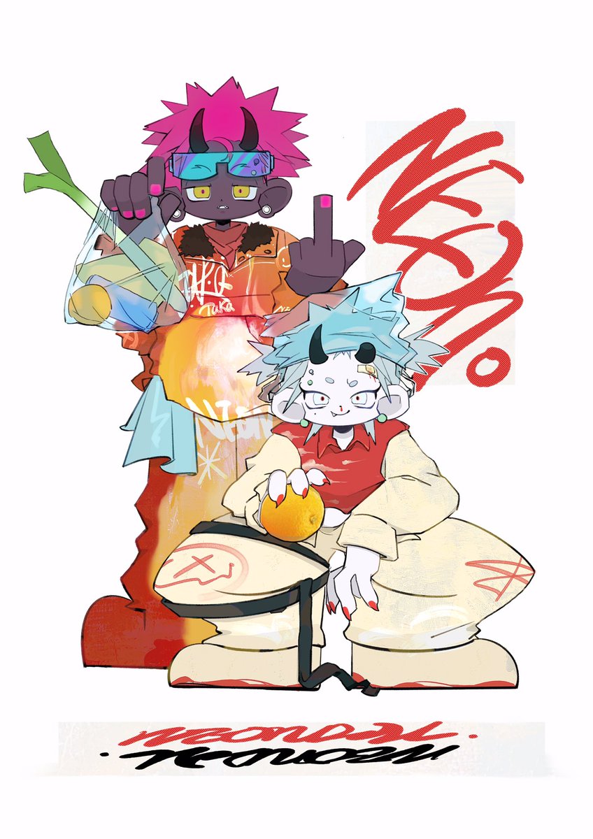 Takaoocc's tweet image. 🍊super
*oc *neondoll
服装有参考 创意来自（twi：quirze @elquirze）
已授权⬇️