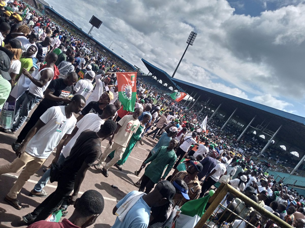 Eddyfresh911's tweet photo. Live at Warri city stadium
The love and support for Peter Obi is organic
#PeterObiForPresident https://t.co/l3XVykKeCr