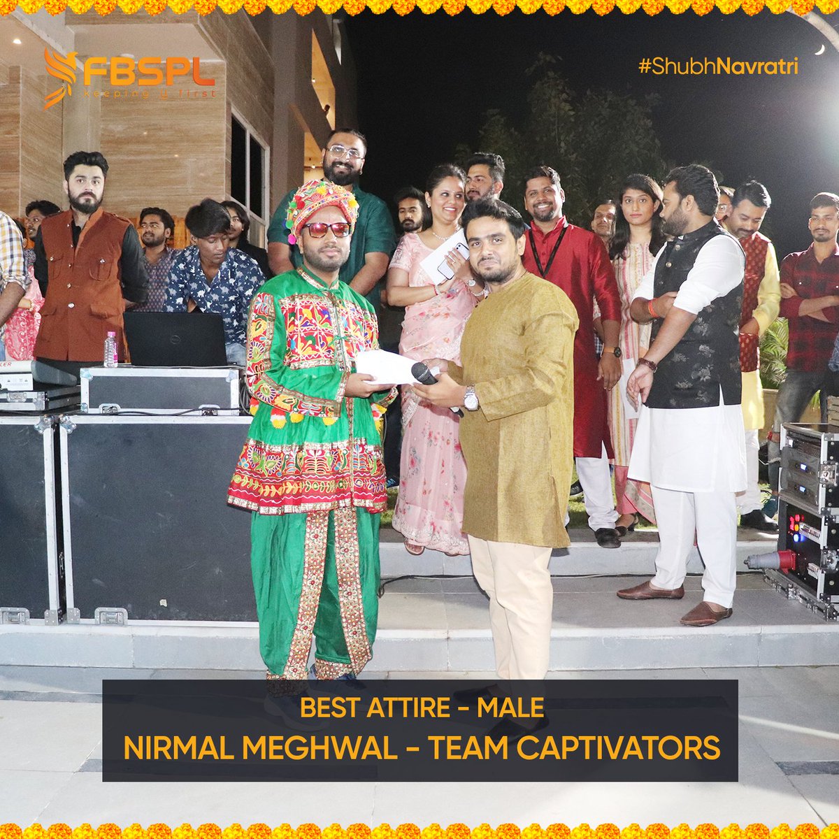 FBSPLTeam's tweet photo. Congratulations to the ones who did the best to make the most out of the celebration.

Keep dancing! Keep rocking!

Happy Navratri!

#FBSPL #FusionNavratri #keepingUfirst https://t.co/q1GAAuFYnP