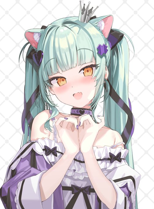 新衣装来ましたよ💜💜
#眠森ペティ新衣装
#ペティの絵本 