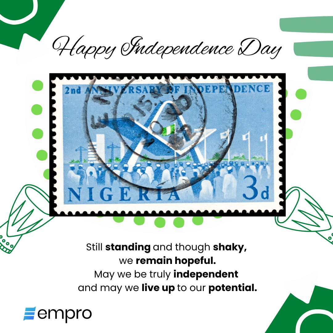 empro_hq's tweet image. N.I.G.E.R.I.A!!💫

We declare over you that you shall rise to your potential. We shall be blessed with selfless and skilled leaders - men like Daniel, Joseph, Nehemiah and Peter Obi.

We shall see the answers to our prayers over this country.

Happy Independence Day.

#nigeria