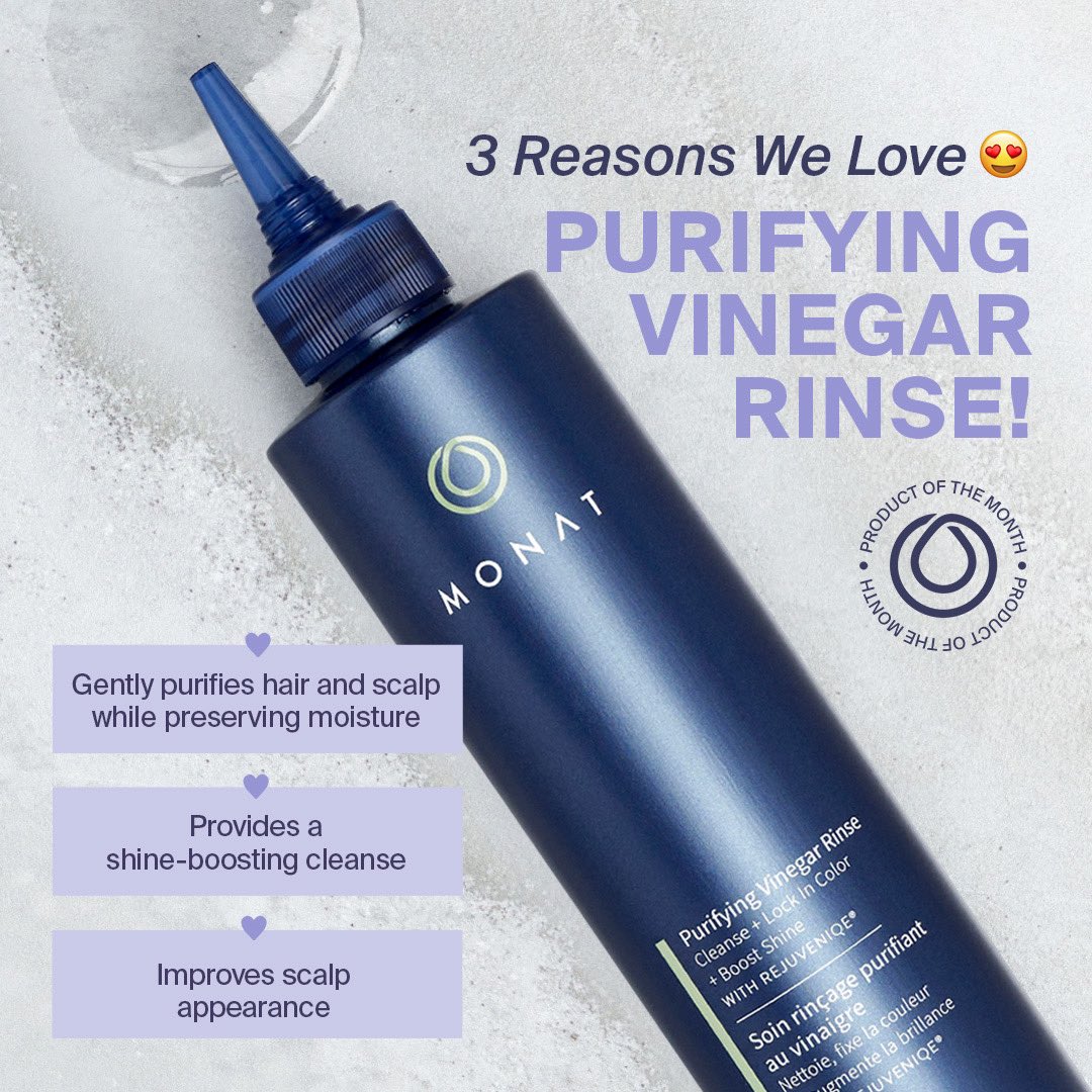 MONATOfficial's tweet photo. This month only you can save an additional 15% off on our PURIFYING VINEGAR RINSE! Our #ACV Rinse is the perfect shampoo substitute for clean-feeling hair on non-wash days!
Make it yours now: https://t.co/7hg1DRd8Yu
#monat #monatacv #applecidervinegar https://t.co/0dRDj2ILYT
