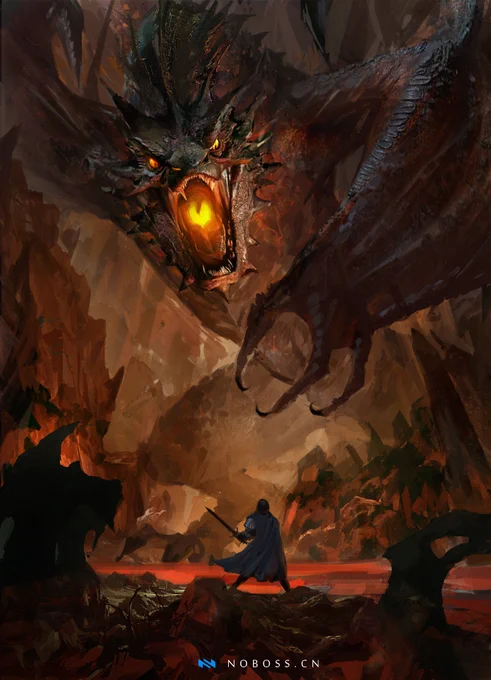 Smaug el Dorado, Rey Bajo la Montaña.Noboss 