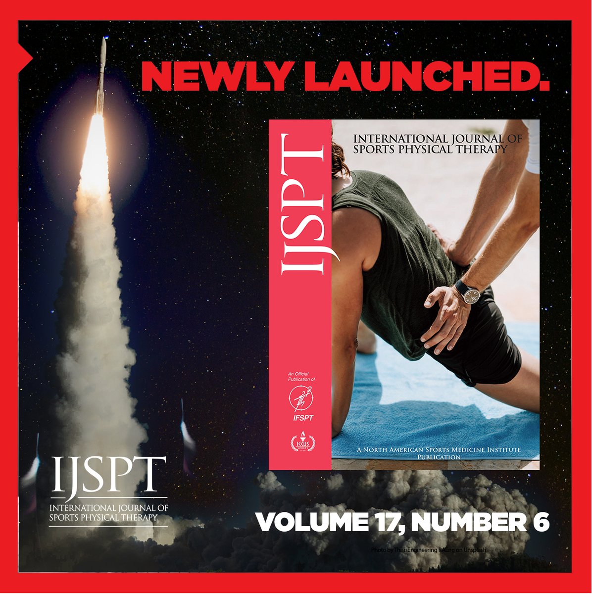 IJSPT's tweet photo. JUST LAUNCHED! Volume 17, Number 6 of the International Journal of Sports Physical Therapy!

Read Now: https://t.co/PaxupD6YHU https://t.co/78rMCxIFQD