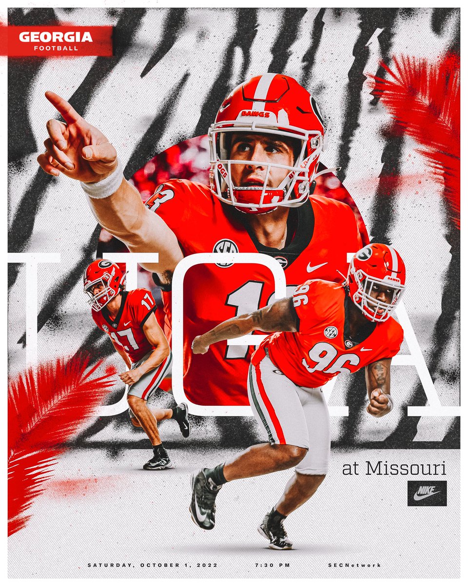 𝘽𝙖𝙩𝙩𝙡𝙚 𝙞𝙣 𝙩𝙝𝙚 𝙕𝙤𝙪

📺: SEC Network
🕢: 7:30 PM ET
📍: Faurot Field at Memorial Stadium

#GoDawgs