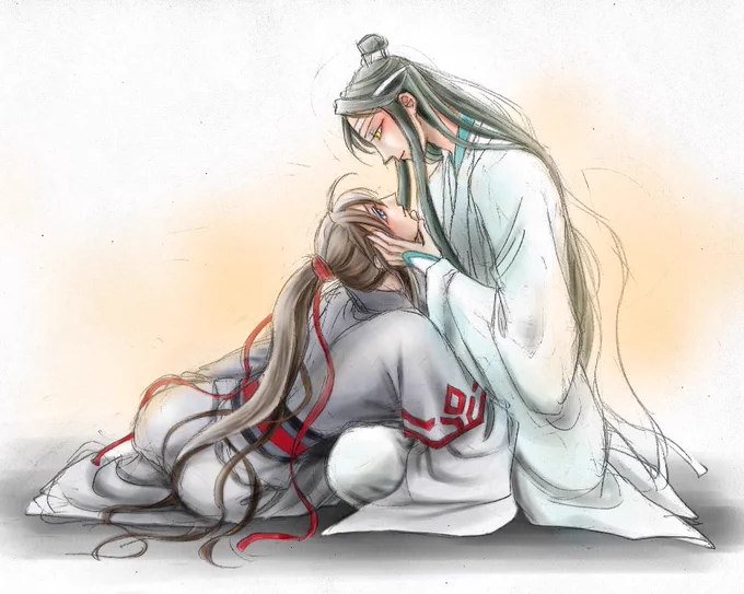 あごクイ 藍→魏ver.#魔道祖師 #mdzs#忘羨 #一日一忘羨 