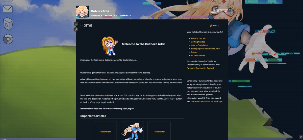 Outcore now has a Wiki too!