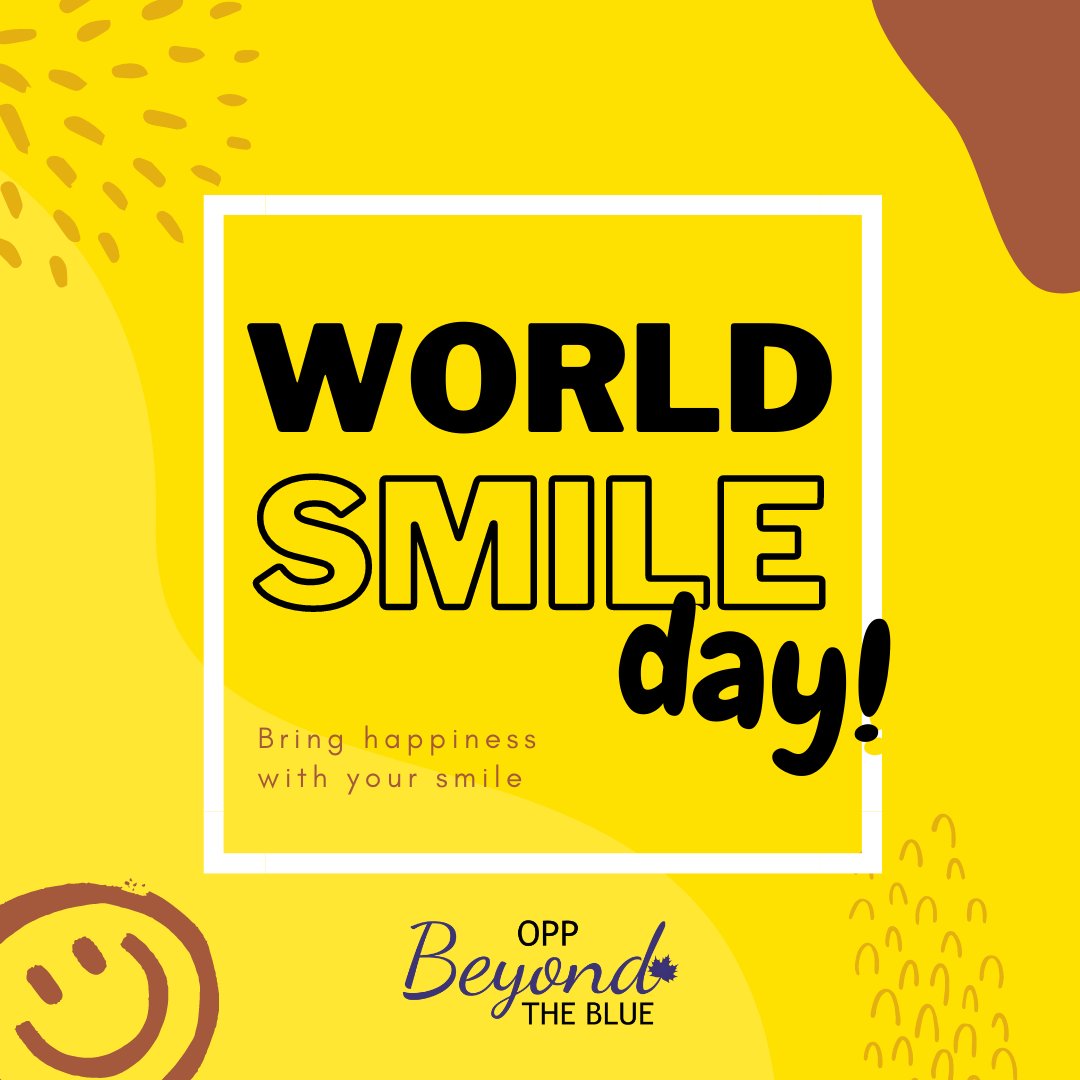 Hey hey!! It's world smile day! 
Share a smile with every person you see today. 
Smiles are contagious and you never know how your smile to help someone today. 

#smile #happiness #oppfamily #oppbtb