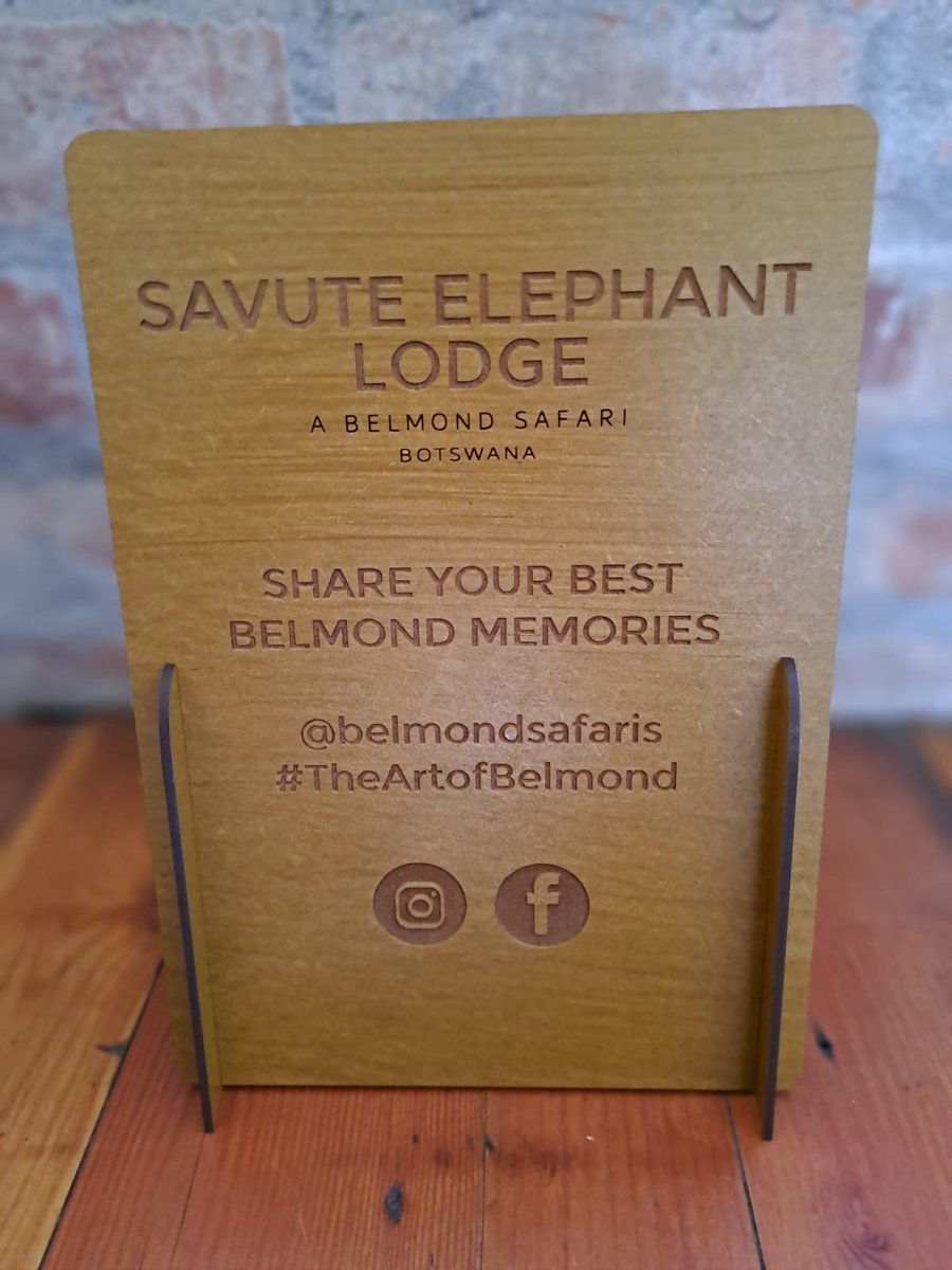 PurplePuppySt's tweet photo. Wood (3mm stained MDF) Desk Plaques, designed and laser cut for the Belmond Group - another happy client 😀
#luggagetag #corporategifts #tourism #Hospitality https://t.co/XPouPV0vkf