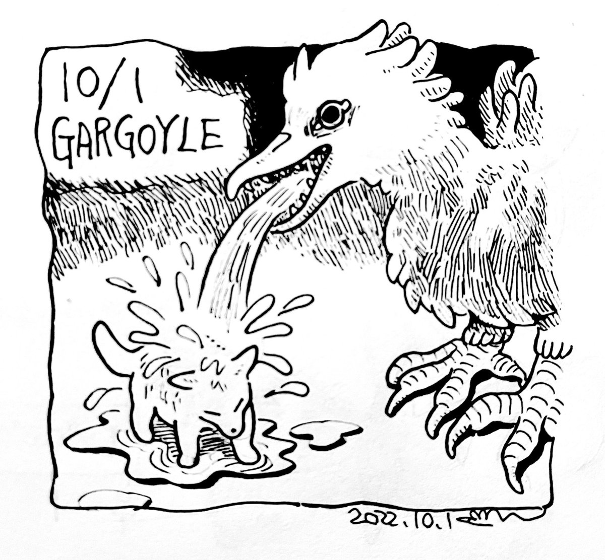 1日目 GARGOYLE
#inctober2022 