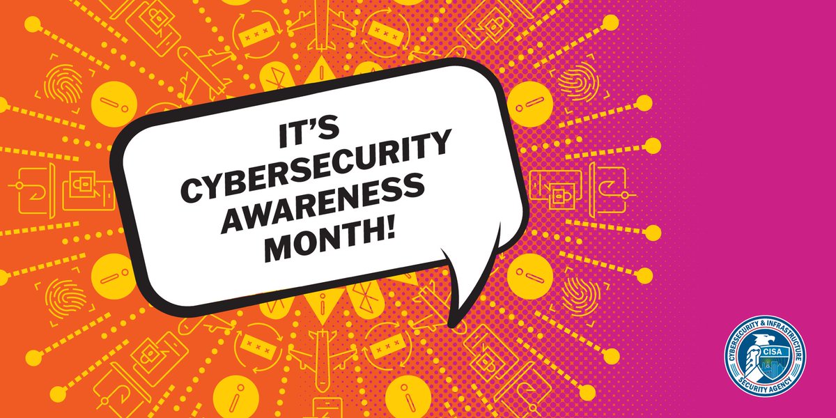🔥Super excited for October’s #CyberMonth theme: See yourself in cyber! EVERYONE plays a role in cybersecurity, even those who don't have technical jobs. Learn more at cisa.gov/cybersecurity-… #CybersecurityAwarenessMonth #SeeYourselfInCyber