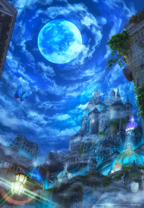 #あなたのあお色の作品を見せてください 