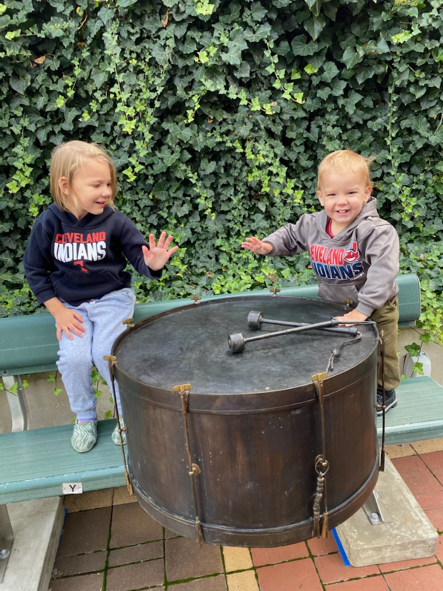 Jspinns's tweet photo. Keeping the tradition alive with the new generation! @CleGuardians @TribeDrummer https://t.co/Kypw8Ovuvu