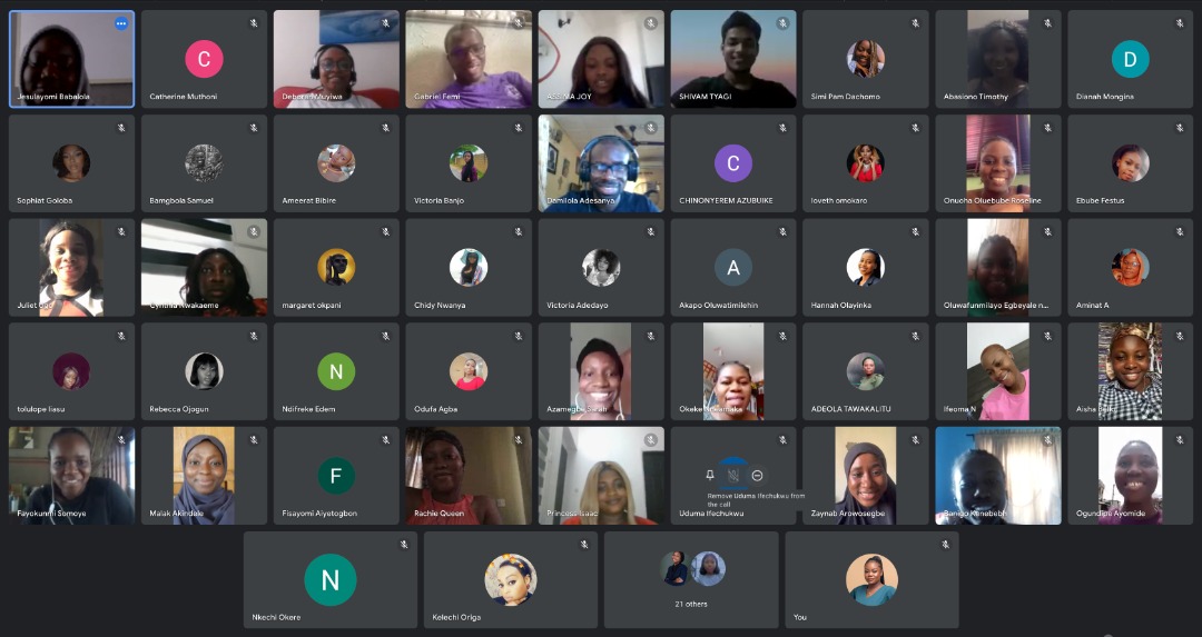 LayovatedVA's tweet photo. After an intensive 3months bootcamp,We had our SCAMP C6 Graduation today.I was so glad to see our mentees talk about all they learnt during the prog.Look out for our awesome queen's.They sure are going to do great in the Tech world.@SheCodeAfrica #SCAMentoringProgram #Scamentee https://t.co/chyse87CKu