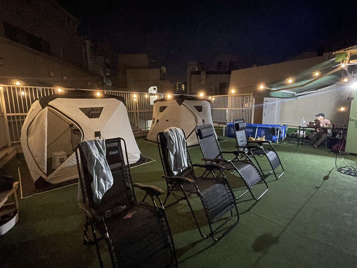 saunadaigo12's tweet photo. 今日のサ活は恵比寿の屋上でととのいました🧖
#サ活　#サウナイキタイ https://t.co/tAAADmCoCl