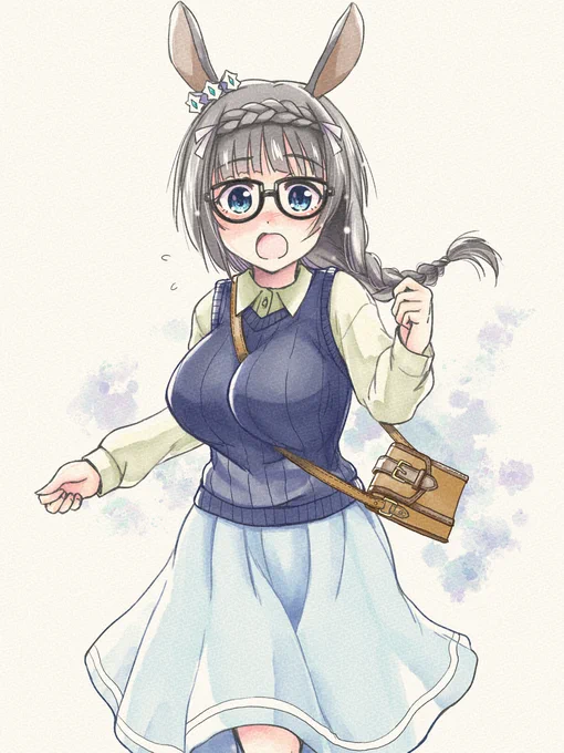 育成実装をただ待っていますん(*'▽')#メガネの日 #眼鏡の日#ゼンノロブロイ#ウマ娘 