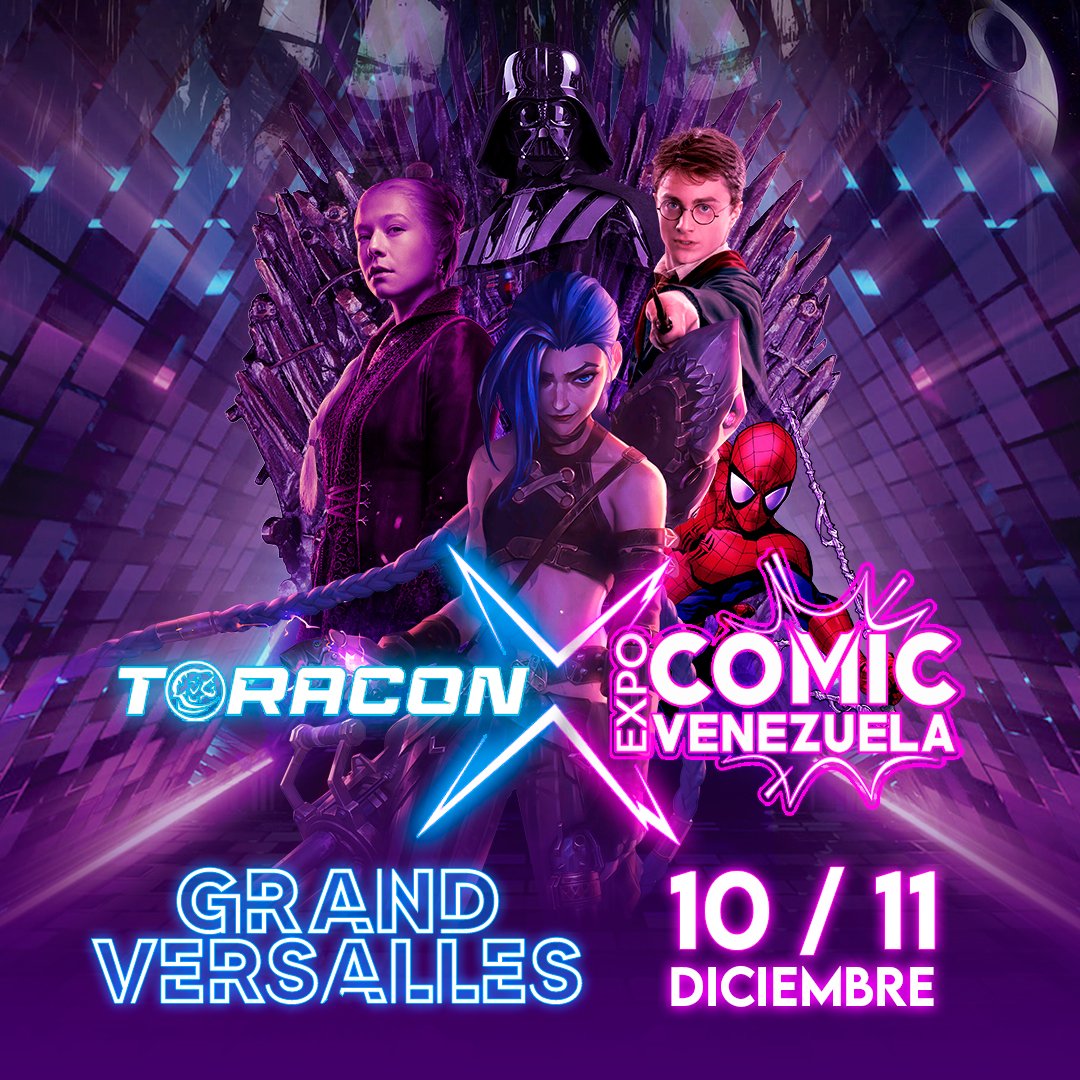 DXVenezuela's tweet photo. EXPO COMIC 
10 y 11 de Diciembre / Salon Versalle Barquisimeto 
Cosplay, conciertos, 
0424-522.18.41
#expocomic #comics #starwars #harrypotter #marvel #VenALara #anime #manganime #barquisimeto #Venezuela #batman #jedi #dccomics #vzla #thor #spiderman #capitanamerica https://t.co/ZrnPyVR4lT