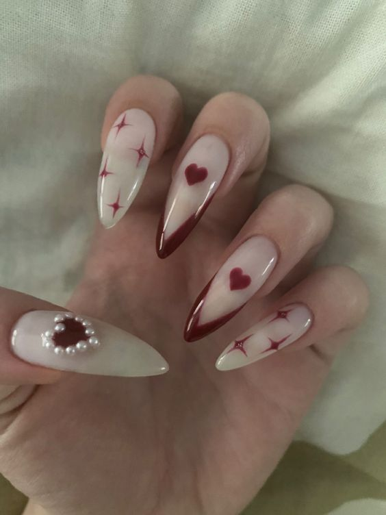 archivedlooks's tweet photo. Heart nail designs ♥️ https://t.co/WKz1Ld52SD