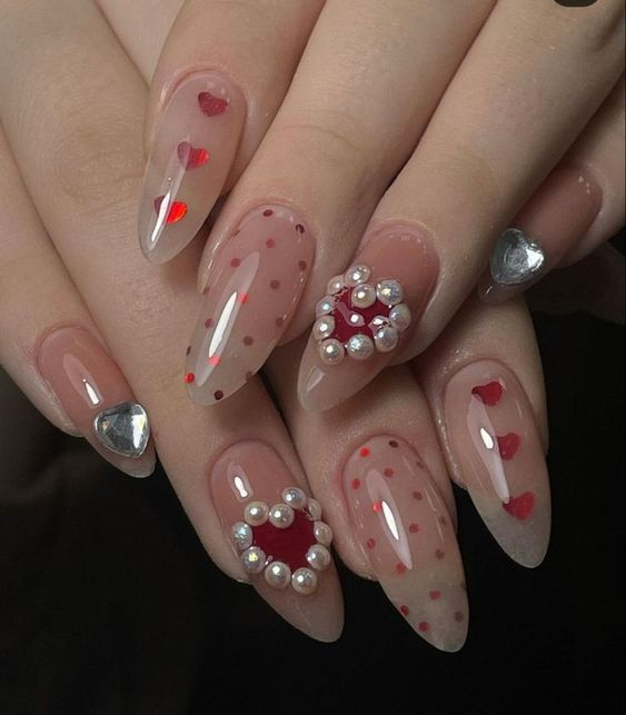 archivedlooks's tweet photo. Heart nail designs ♥️ https://t.co/WKz1Ld52SD
