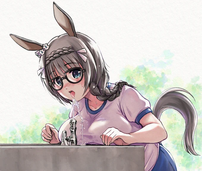 育成実装をただ待っていますん(*'▽')#メガネの日 #眼鏡の日#ゼンノロブロイ#ウマ娘 