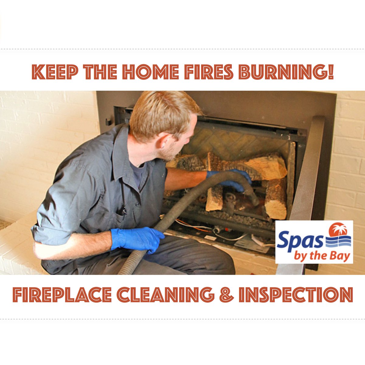 SpasbytheBay's tweet image. Is your #fireplace running safely and efficiently? Now's the time for a #FallTuneUp. Our knowledgable friendly technicians will come out to inspect and clean your stove or fireplace. Book now during October for a 10% discount:  spasbythebay.com  
#gooddeal #montereyBay