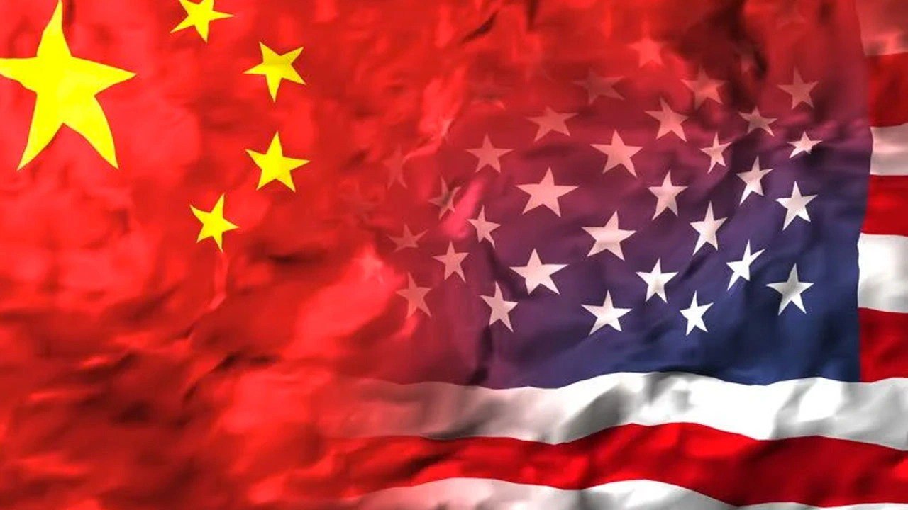 Флаг США И Китая