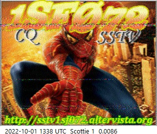 HfundergroundC's tweet photo. 11 meters is open to Europe, I just received these #SSTV images on 27700 USB here in Westminster MD USA, using a 250 foot V-Beam antenna aimed northeast. https://t.co/eobFtKczr8
