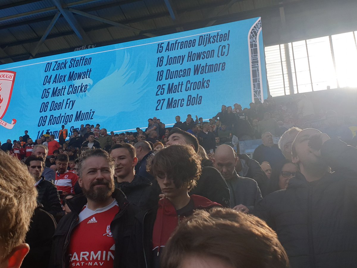 rob_fmttm's tweet photo. No wing backs? Wilder mentioned possibility of grinding out some points. Possibly looking to keep it tighter early doors? We shall see #UpTheBoro https://t.co/1AZd45K54X