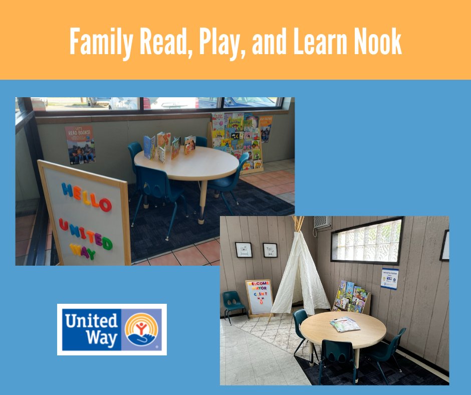 We are excited about our “Family Read, Play &amp; Learn” nooks designed to create safe, engaging places for children and families that center around literacy engagement in laundromats. Sullivan Laundry Center, Courtesy Cleaners - Wabash, and Archer Avenue Laundry coming soon!