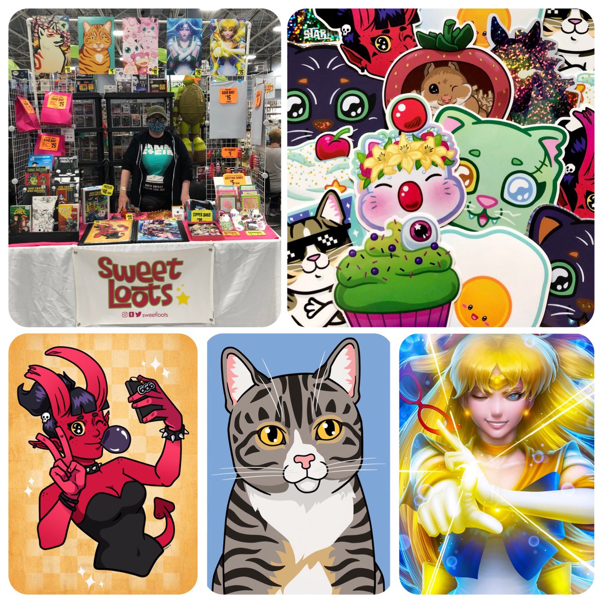 SweetLoots's tweet photo. Aw, yeah! Sweet Loots is all set up and ready to rock n' roll this weekend at Ottawa's Toy and Collectible Sale! We've got comics, prints, grab bags and other goodies from me, @digiflohw, and Ink'd Well Comics! 

You can find us at table #42!

#ottawa #nepean https://t.co/WPw8mwgoBl