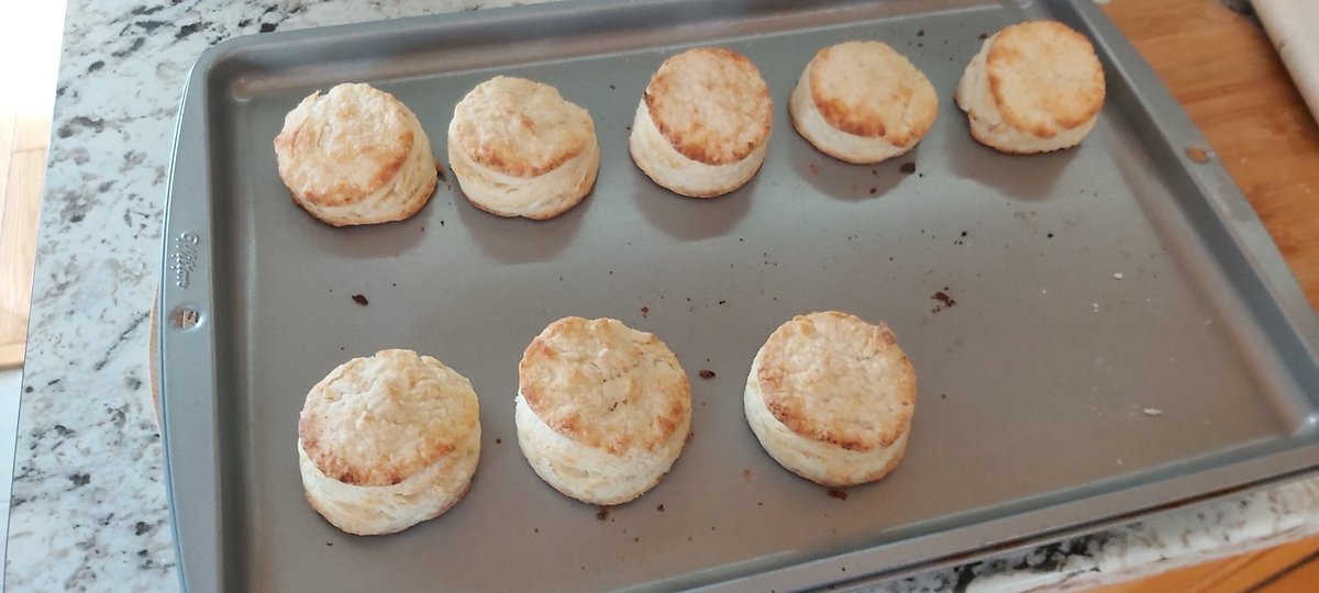 Toby_MacD's tweet photo. In the process of making biscuits.
If you know anyone in the Summerside area without power and is hungry let me know.
Made with @adl butter🥰
#peistrong https://t.co/osryTwmewL