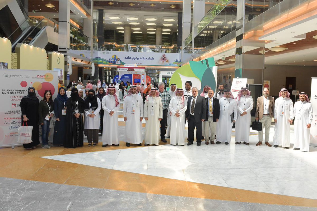 SSBMT's tweet photo. Just concluded the  2-day-conf. with great success. The #Saudi Lymphoma/ Myeloma conference 2022 and the Saudi Hemato-pathology Overview 2022 . Thank you to all for being part of the success of this event. 
#SaudiHematology 22
#SaudiLymphoma 22
#saudi_hem_path 22
#ssbmt https://t.co/rlhQGnFPPy