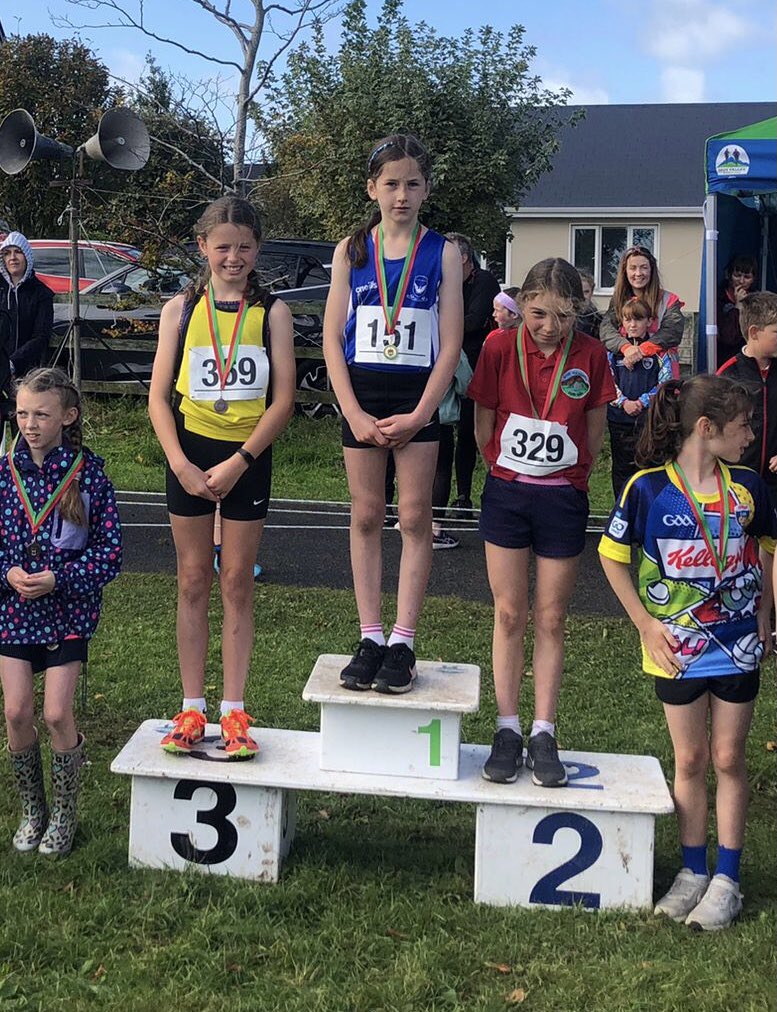 BreaffyNS's tweet photo. Fantastic running from all our pupils today at Mayo Cross Country in Belleek. Huge congrats to all our medal winners. Lauren winning gold individually and Lily &amp; Grace finishing 6th and 7th. Both of our girls teams winning GOLD!!🥇🏃‍♂️ Many thanks to their coach Ms Tuohy @thecontel https://t.co/kqT92PF65J