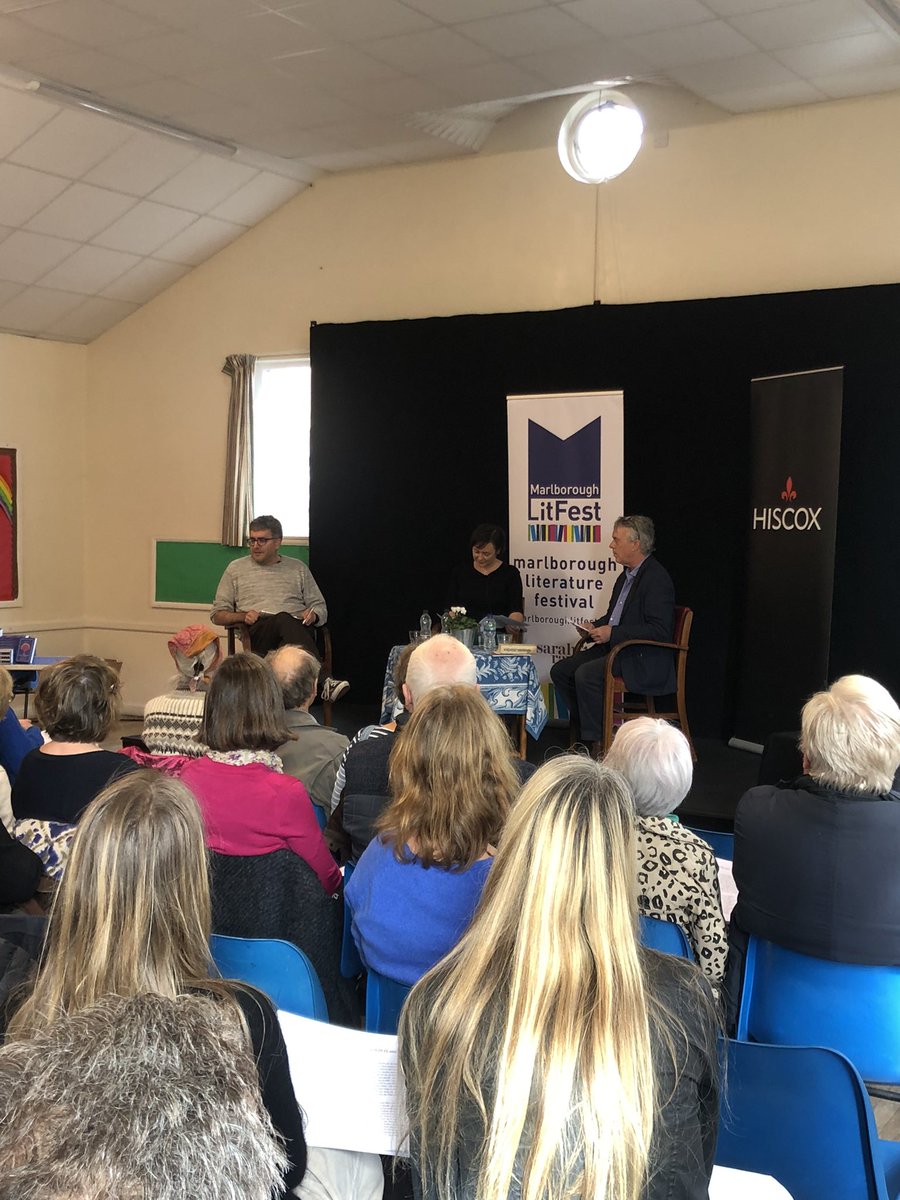 taylorhannah77's tweet photo. So begins the annual Translation Duel in the Church Hall, masterfully chaired (as ever) by @danielhahn02. This year it’s one of the Brothers Grimm fairy tales. It’s one of my fave events and I nerdishly look forward to it each year 🤗 @MarlbLitFest #MLF22 https://t.co/eQZwb3fifz