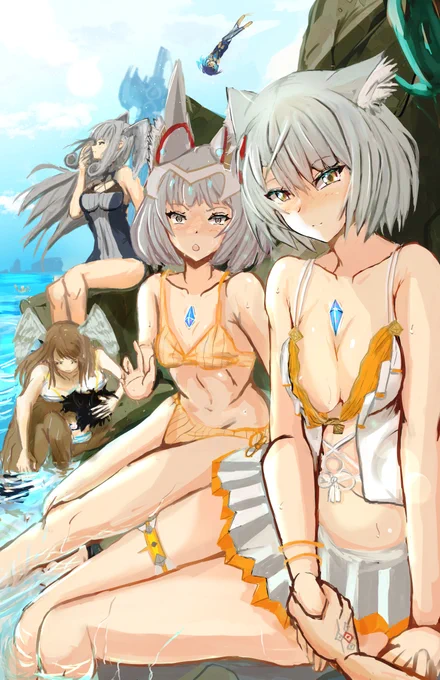 前回の絵から二分後……↓の絵とどこが違うか見比べてみてね!(8か所くらい違うよ!) 
