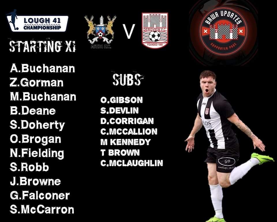 BAWA_Updates's tweet photo. Todays Dergview squad to face @ArdsFC1900 

'Mon the Derg⚫⚪ https://t.co/XI6fHSKAG3