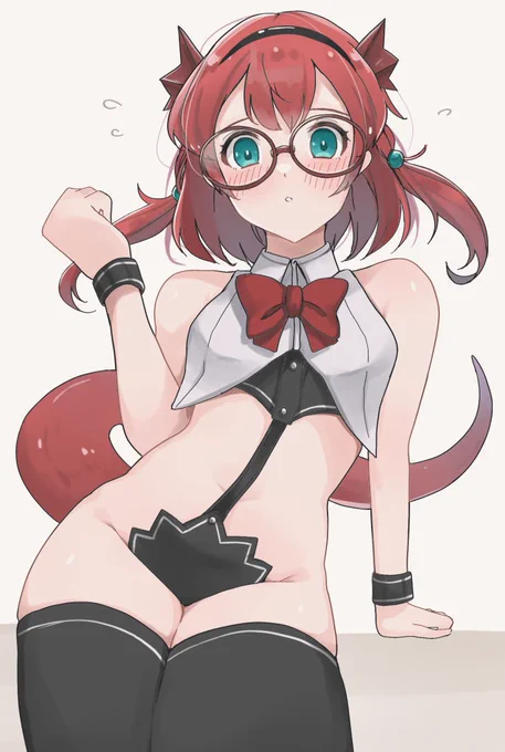 #今月描いた絵を晒そうオリジナル娘の4枚をのせます(*'-`) 