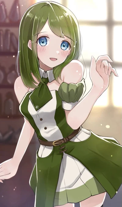 #今月描いた絵を晒そうオリジナル娘の4枚をのせます(*'-`) 