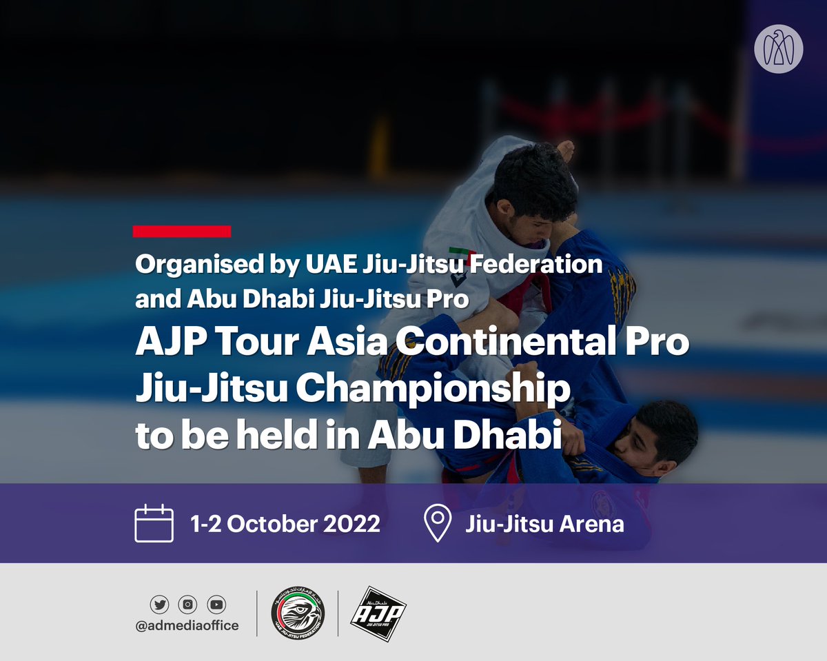 مكتب أبوظبي الإعلامي on Twitter by UAE JiuJitsu Federation