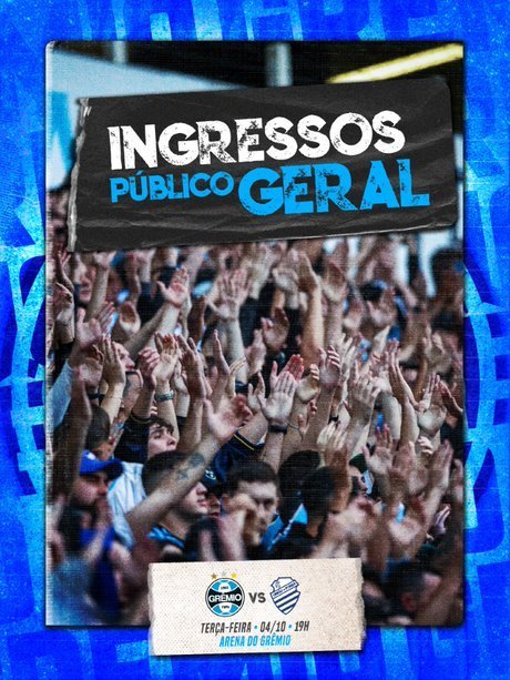 Veja como comprar ingressos para o duelo entre Grêmio x CSA