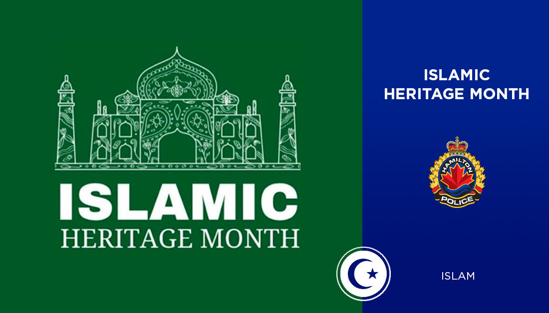 HamiltonPolice's tweet photo. Hamilton Police celebrates the significant contributions made by Muslims in Canada and beyond.

We are committed to learning more about the rich history of Islam. 
#HamOnt https://t.co/6IY4SEhIwP