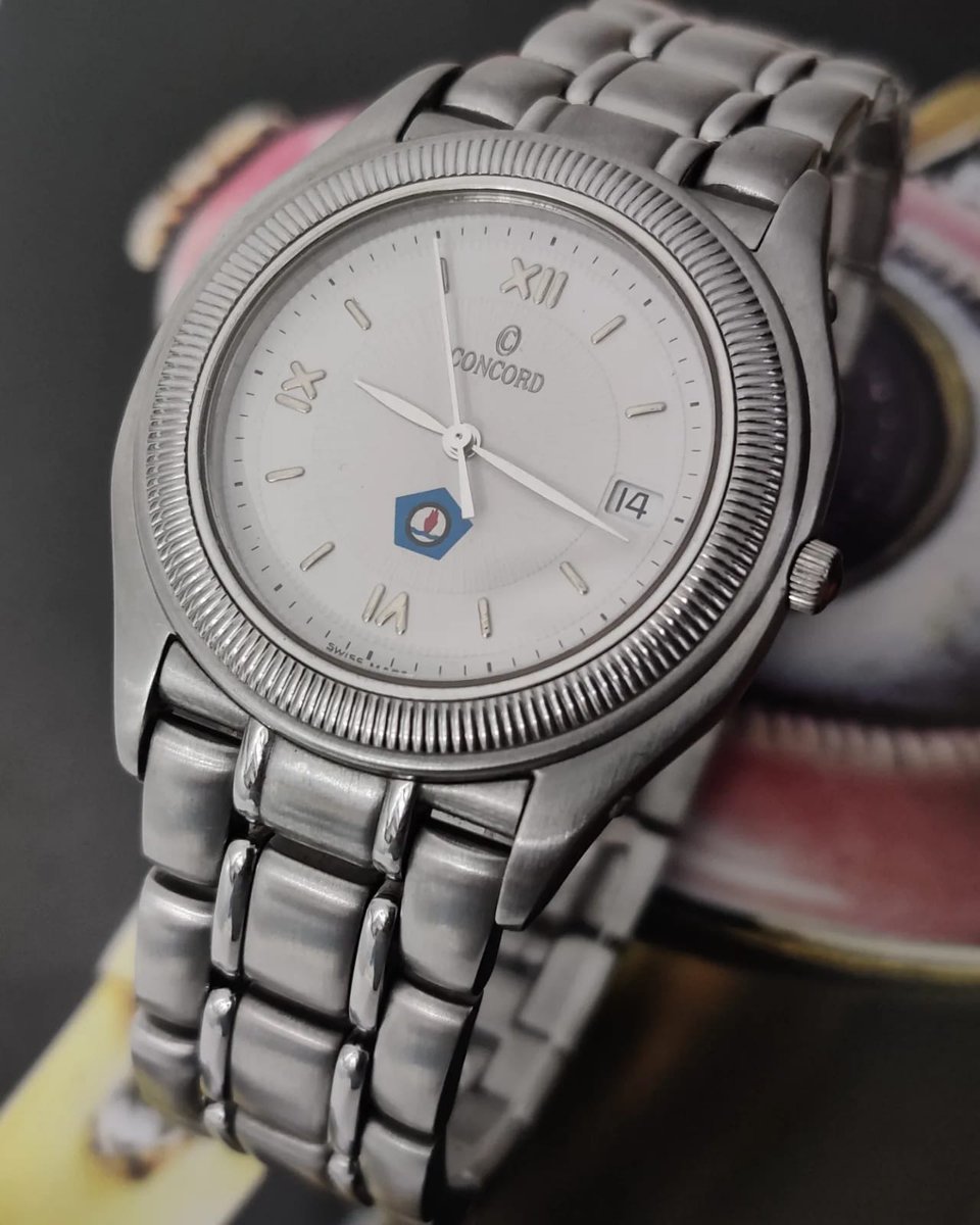 wrist_men's tweet photo. #forsale
Concord Quartz Stainless Steel #wristwatch with date

#concord #quartzwatch #specialdial #watchfam #vintagewatch #luxurywatches #steelwatch #watchcollection #instareels #instagood #vintagecollector #watchclub #swisswatch #preownedwatches #wristwatches https://t.co/1r4IHLaZTP