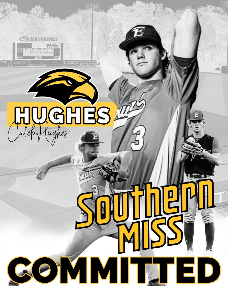 I’m excited to announce my commitment to @southernmissbsb.  Extremely grateful for my family, coaches and teammates that helped me on this journey to make my dream a reality. #SMTTT

#allglorytoGOD
#proverbs16:3
<a href="/CoachOz34/">Connor Ozbirn</a> <a href="/EtowahBaseball/">Etowah Eagles Baseball</a>