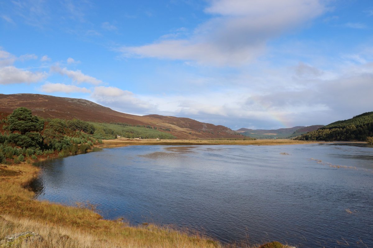 Yesterday Lochan a’ Chreagain was back for a short time. The area to the west of the Quoich water sometimes floods in high rainfall, creating an ‘ephemeral waterbody’, known as Lochan a’ Chreagain. It is believed the lochan first formed after the Muckle Spate of 1829.