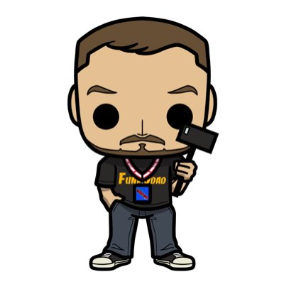 Grittypinstrips's tweet photo. It’s Officially October meaning time to show off my #nycc #funk0dad logo #funko @funko #newprofilepic https://t.co/ycASOLdbVD