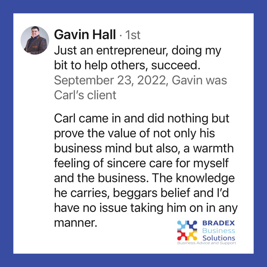 CarlBradshaw's tweet photo. Thank you Business Utility Group much appreciated. https://t.co/UV6YWcq10Q #Recommended #utilitybroker https://t.co/wLVlE3jQ7e