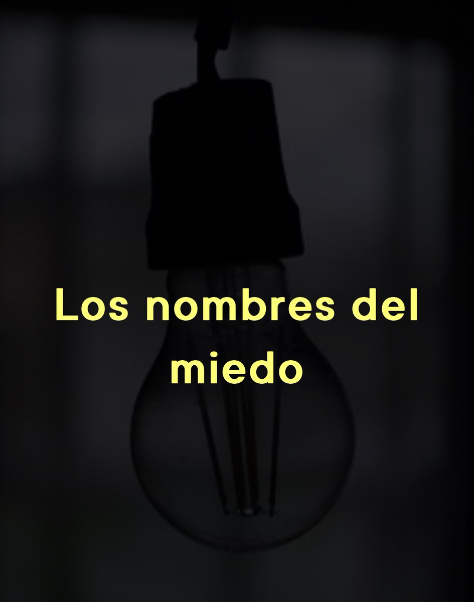 mujerestabadol's tweet image. Las mujeres hemos elaborado este texto que visibiliza el dolor sufrido por lo que nos está pasando, qué es lo que significa sentir miedo y cómo se transforma en expresión artística que nos mantiene en lucha, confiamos que desde la cultura se puede
plataformaluz.com/los-nombres-de…