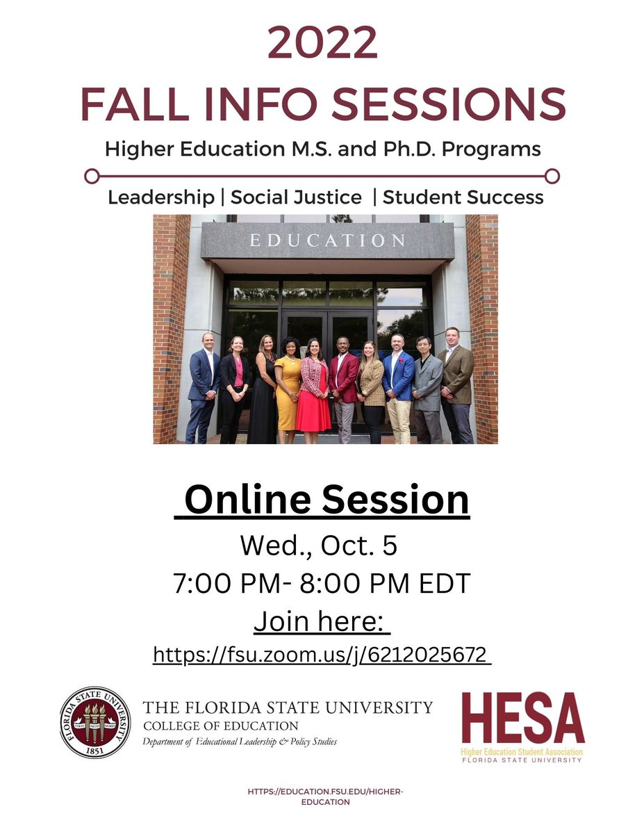 Florida State Higher Education (HE) Program tweet media