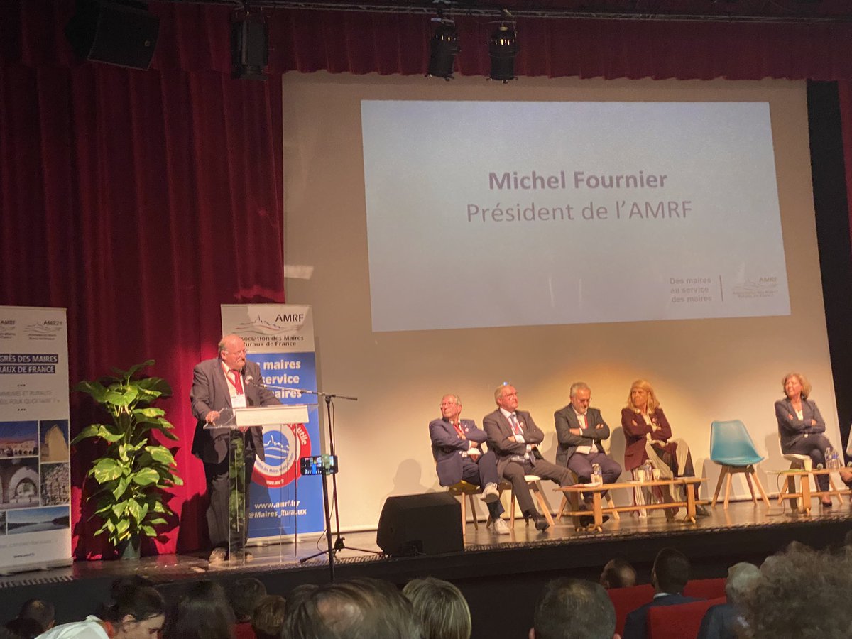 Merci <a href="/Maires_Ruraux/">AMRF</a> pour ce congrès formidable avec toute l’énergie des maires si indispensables:  la ruralité = + de 80% du territoire et 1/3 de la population!@E_Brochot <a href="/CorentinEmery1/">Corentin Emery</a> <a href="/gabdupassage/">Gabriel du Passage</a> Aymard de la Guillonniere et Alix Letalenet …
