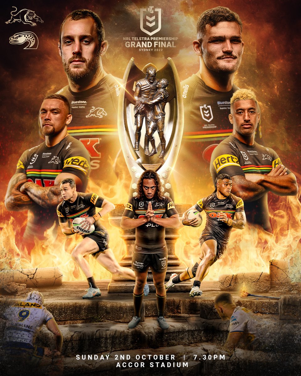 PenrithPanthers's tweet photo. Whatever it takes 🐾

#pantherpride #NRLGF https://t.co/gltbjjwkB5